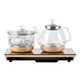 Yichafu fully automatic water filling electric kettle bottom water filling embedded tea table Kung Fu tea kettle drinking water boiling all-in-one machine pumping water glass tea kettle insulation tea kettle SQ-008 golden glass set 1L