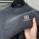 Classic Car (Laoyeche) Velvet Integrado Velvet Media Tortuga Sweater para hombres con camisa de base de punto de quenilla engrosada en invierno Top 9859 Café 170/L