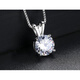Platinum pendant without chain imported technology moissanite diamond necklace women's PT950 single 50 points 1 gram 1 carat platinum rabbit single pendant