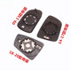 Chaoyu eignet sich für Geely 09-20 Geely EC715 EC718 RV RS Revers Mirror Reflektor Rückspiegel Linse/Haupttreiber/14-17 Modelle/mit Heizung