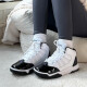 耐克（NIKE）篮球鞋女鞋夏季新款休闲鞋Air Jordan Max Aura小康扣耐磨运动鞋 AQ9214-121黑边配色 36
