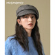 MISMEMO British Retro Newsboy Hat Women's Autumn and Winter 2025 New Woolen Duck Bill Painter Hat Small Head Circumference Miscellaneous Flowers