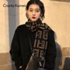 Cranta Komeia Schal für Frauen im Winter 2025 Neue koreanische Version verdickte warme Schal-Schal-Geburtstagsgeschenk für Freundin Frau Brown High-End-Gefühl für Freundin Liebhaber Praktisches High-End