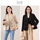 Chushen Spring and Autumn Short Small Suit Women's Versatile Double-breasted Suit Jacket Small Short Jacket Top S13JF4532