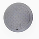 Good mood Ductile iron manhole cover Round municipal road Heavy-duty square rainwater sewage single manhole cover overflow manhole cover sewer manhole cover 695 hollow manhole cover cover 3 cm