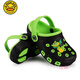 G.DUCK KIDS little yellow duck summer new children's shoes men's wading breathable sandals beach non-slip wear-resistant children's hole shoes women's shoes black/fruit green 24