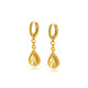 RSRDDY Old Phoenix Earrings Gold Drop Earrings Gold Store 999 Earrings Fashionable Women's Earrings 18k Gold 4.7g
