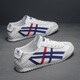 Chaussures décontractées pour hommes Forrest, chaussures de sport décontractées pour hommes chaussures toile respirant les chaussures de haut bas classiques chaussures à la mode pour hommes my01 m bleu (surface en cuir) 42