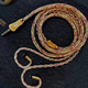Line -Künstler Angel Kiss IE900 IE600 Kopfhörer ausgeglichene Linie MMCX -Schnittstelle 0.78 2Pin HD800S M9 Flaggschiff Modell Sterling Silber Gold Plattiert + Kupfer Earphone Upgraded Kabel Xielantu 2. Generation/Shuer 846 2,5 mm Balance Head