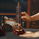Inofen Wenchang Tower Line Incense Burner Home Indoor Vertical Incense Holder Sandalwood Agarwood Incense Furnace Antique Aromatherapy Furnace Ornaments Wenchang Tower Incense Burner (With Gourd Incense Plug Color Random)