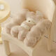Yingzhuer Promotion Thick Cushion Chair Cushion Butt Cushion Autumn and Winter Student Classroom Office Stool Butt Cushion Soft Floor Blindfolded Bear Beige Thickened Soft Cushion Double-sided Velvet 42*42cm