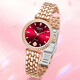 Leimai Reimah Watch Women's Fashion's Diamond-Diamond Water Water Water Water Water 18k Fritillar Face Quartz Belt Bindo de acero 6182 Superta de carcasa de placa blanca