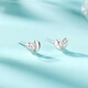 Liuguifu Jewelry PT950 Platinum Earrings Heart-beating Platinum Earrings for Women PT0200068 0.85g