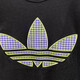 
Adidas Clover Short Sleeve T-shirt Women's 2025 Summer New Sports Running Training Casual Comfortable Round Neck Top Cover HB9435 Black XS