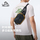 Pelliot al aire libre Bolsas cruzadas de cuerpo grande de gran capacidad repelente al cofre de la cofre viajar al montañismo ciclismo bolso 105025005 obsidiana negra