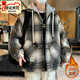 Zuojing (Zuojing) Boys avec automne et hiver plus coton épaissie de petits parfums manteau de style hong kong