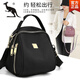 Cool Kangaroo 2025 new small bag women's one-shoulder crossbody bag women's bag canvas fashionable and versatile Oxford cloth shoulder shell bag dark gold