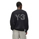 Y-3【 七夕礼物】y3LOGO CREW男士卫衣休闲圆领套头衫51JE9276卫衣 黑色 S