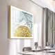 Reputation decorative painting modern minimalist entrance restaurant background wall aluminum alloy frame lucky goldfish 6060cm