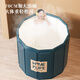 Xkj Beau de bain de qualité japonaise pour adultes pliable sueur fumante pour deux personnes et seau de bain plus grand pour les nourrissons et les enfants assis et laver le bain de baignoire moderne vert déplié prêt à l'emploi * pas d'installation de sel de sel d'installation