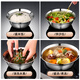 Newair 316 food-grade stainless steel pots, bowls, rice bowls, soup basins, kitchen household vegetable basins, baking, egg-beating and thickening