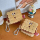 Billetera de monedas bolsas de hamburguesa de alto valor Lindo 2024 nueva mini bolsa chicas colgantes chicas bolsillo billetera de moneda de galleta