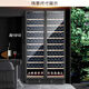 Bacchus red wine cabinet 250 bottles Constant temperature wine cabinet home commercial club office embedded integrated double door double control cabinet tea refrigerated wine storage cabinet high-end cold air frost-free YC-710 dual temperature-Beech wood shelf-1.91m high 250 bottles