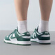 Nike (Nike) Zapatos de hombres oficiales Spring Spring New Cowhide Leather Sneakers sin deslizamiento, zapatos informales de bajo techo resistentes al desgaste DD1391-101-White y Green 42