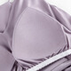 Fenten suspender pajamas for women in summer, thin ice silk, cool feeling, can be worn on the outside, V-neck chest pad integrated home clothing 723 lilac purple [wide front and thin belt behind] Single top M [recommended 80-100 Jin [Jin equals 0.5 kg]]