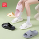 Miniso (Miniso) Hausschuhe Männer und Frauen Paare Haus bequemes Badezimmer Anti-Rutsch-Anti-Odor-Hausschuhe Sommer Sakura Pulver 36-37