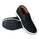 Old Beijing cloth shoes men's winter velvet thickened warm cotton shoes men's slip-on soft-soled work shoes anti-slip shoes for the elderly black-soled cotton shoes 40
