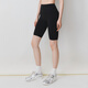 FirstStation [gleiches Modell im Einkaufszentrum] Daya Home Slim High Taille Slim Short Leggings für Frauen 24 Frühlings- und Sommer Neuer Stil 6221a Black 165/72A/L