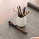 SUSHI CERAMICS tea set accessories Yingqing tea ceremony Liujunzi ebony tea needle spoon holder tea shovel tea clip