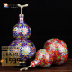 miflame cloisonné copper gourd ornaments filigree Chinese style study home living room decoration ornaments overseas conference wedding 6 inches high 15.5 diameter 7cm 4 colors set