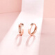 Saturday blessing 18K gold earrings for women, colorful gold earrings and earrings, birthday gift, red 18K gold, one pair