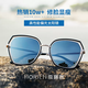 HORIEN (HORIEN) sunglasses for women sun protection myopia sunglasses large face to make driving driving mirror N6621 N16P mercury film (same as Tang Yan)