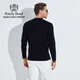 Raidy Boer [machine lavable et anti-srink] Pull de soulagement haute fréquence de laine pour hommes 5012 noir 165/46 / s