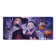 Three-color cat cartoon mouse pad super large 2D student men and women can customize computer keyboard pad notebook desk pad e-sports non-slip thickened wrist guard pad cartoon game lock edge cute 12185 Halloween 26 cm x 21 cm x 3 mm