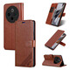 AZNS vivo Y300Pro flip leather case mobile phone case y300Pro+ 5G protection anti-fall front and rear full coverage V2410A soft shell rollover wallet style new business men and women brown