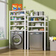 IKEA Shengyu washing machine storage rack rack rack drum flap cover balcony floor storage rack home 900*500*11980 five-layer (default white black