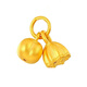 Fat Donglai's same style 18k gold small drip accessories 18K gold drip ancient gold lotus bell gourd pendant hanging No. 3 small lucky bag 18K pure gold one piece (10% off for fake ones)