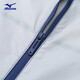 Mizuno (MIZUNO) outdoor skin jacket for men in summer, breathable and lightweight ice silk fishing hiking jacket for men, gray/dark blue L