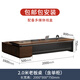 New office furniture double cabinet boss table office desk and chair combination simple modern president table executive desk executive table 2.0 meters boss table (including single cabinet)