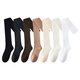 MiiOW over-the-knee socks for women, autumn and winter stockings, plus velvet, thickened, warm, high-top plush knee-pad thigh socks, winter, 2 pairs, black*2, no Specifications