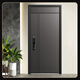 OUDILE (OUDILE) Hochwertiger Klasse A Security Door Entrytor Goled +2050*1050/2150*960 +Mechanisches Schloss