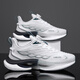 
Caotu (CAOTU) men's shoes spring and summer breathable sports and casual men's trendy shoes men's mesh shock-absorbing running shoes men's thick-soled dad shoes men 9888 white lan [mesh style] 40 standard code