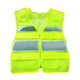 Fluorescent Green Traffic Reflective Vest Road Duty Campus Building Construction Safety Vest Vehicle Mounted Night Cycling Print Shanghai No. 1 Edition Blank Model M