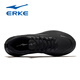 Hongxing Erke (Erke) Chaussures masculines 2025 Nouveau été en maille respirant chaussures de course noires chaussures de papa légères chaussures de papa chaussures de sport sole noire 3523 [3285 surface en cuir] 42