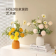 MPPMCK light luxury ins style simulated flower art ornaments simulated green plants young people's desktop flower arrangement floral decorations main picture hot model Cardamom Year Bouquet + blue
