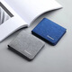 Chajin Canvas Wallet Herren Trendy Brand Fashion Einfacher ungezwungener Studenten Brieftasche Multifunktion Führerschein integrierter Tasche Multi-Card-Kartenbeutel grau und weiß